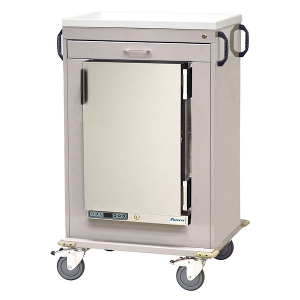 Harloff MH Cart with 1.8 Cubic Feet Medical Grade Refrigerator, One Drawer, Key Lock MH4100K - main